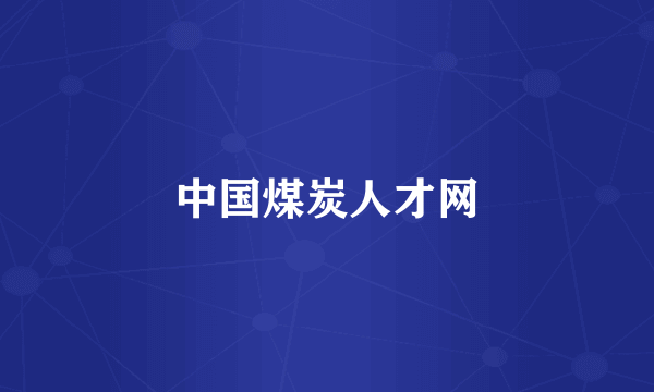 中国煤炭人才网