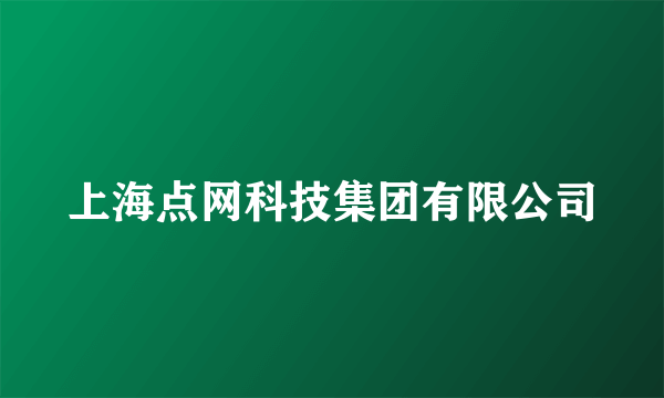 上海点网科技集团有限公司