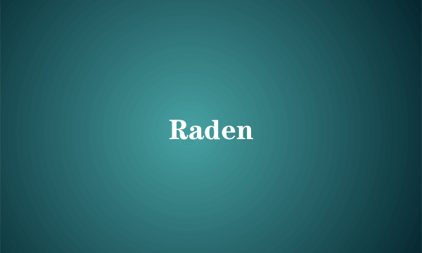 Raden