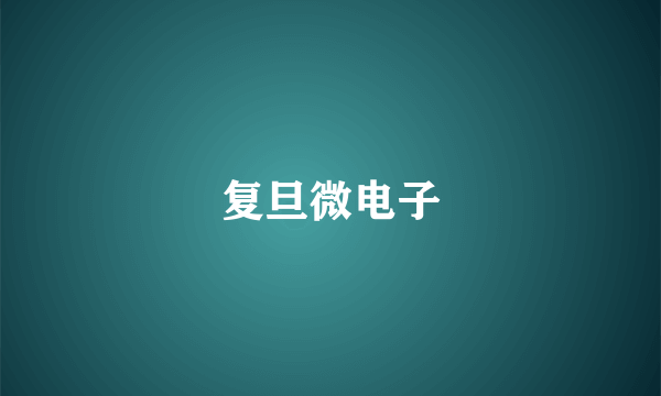 复旦微电子
