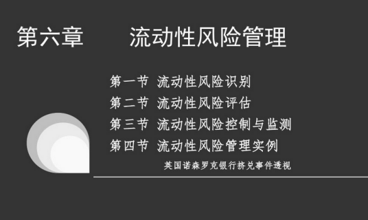 流动性风险管理
