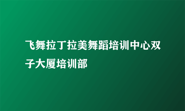飞舞拉丁拉美舞蹈培训中心双子大厦培训部