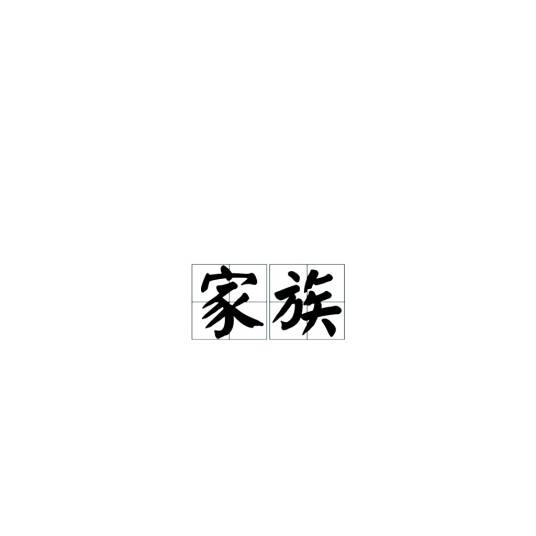 家族（婚姻和血缘关系结成亲属集团）