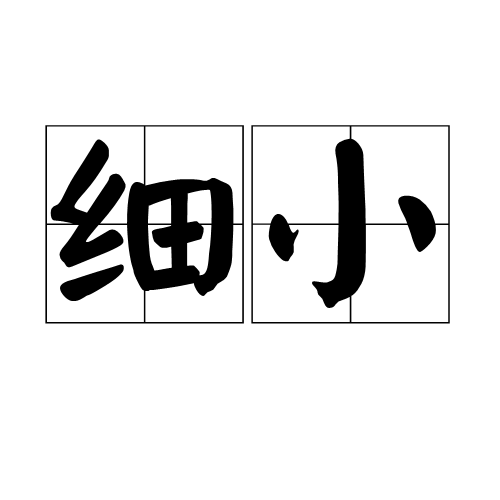 细小（词语）