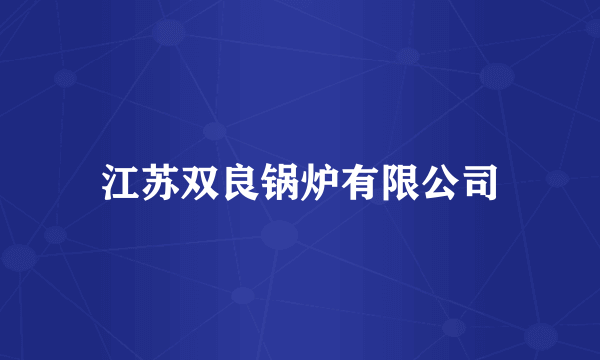 江苏双良锅炉有限公司