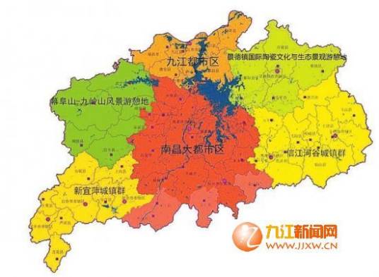 环鄱阳湖生态城市群规划(2015-2030)