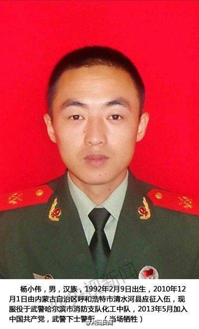 杨小伟（2015年1·2哈尔滨仓库起火事故牺牲消防员）