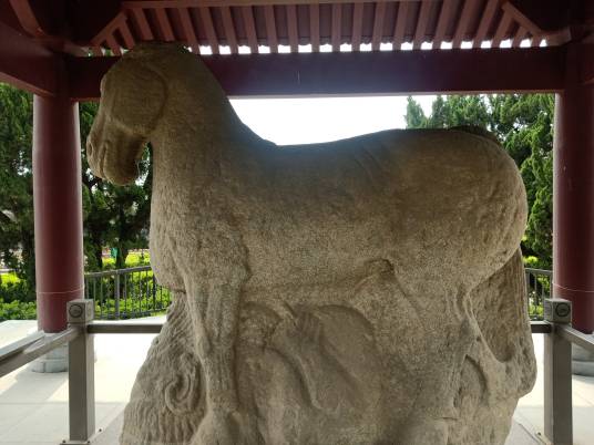 西汉马踏匈奴