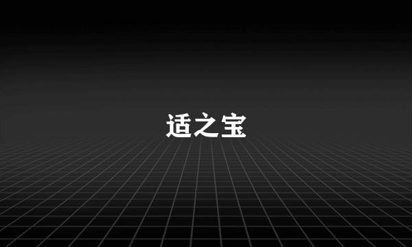 适之宝