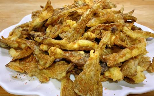 干炸蘑菇