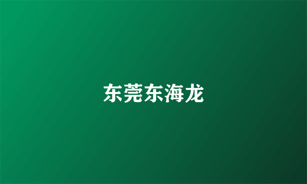 东莞东海龙