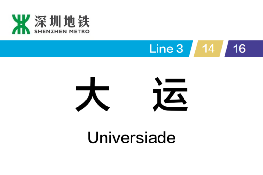 大运站（中国广东省深圳市境内地铁车站）