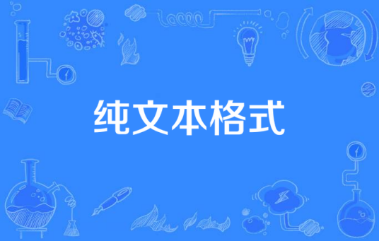 纯文本格式