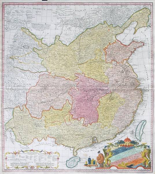 1735年中国地图
