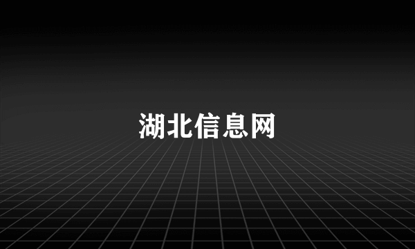 湖北信息网