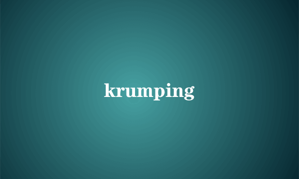 krumping