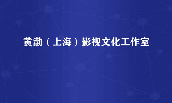 黄渤（上海）影视文化工作室