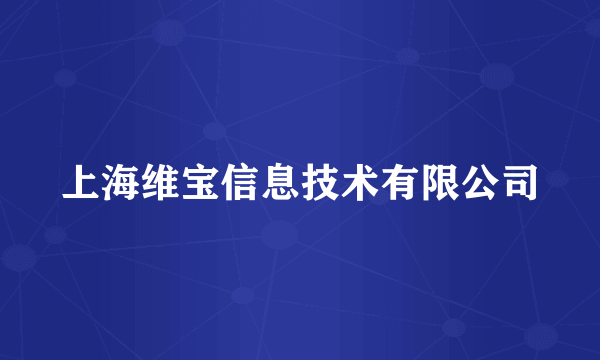 上海维宝信息技术有限公司