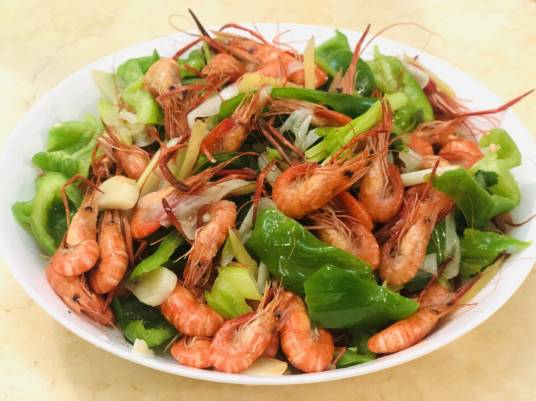 小炒河虾