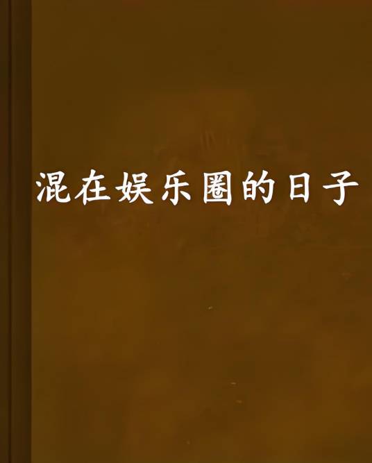 混在娱乐圈的日子
