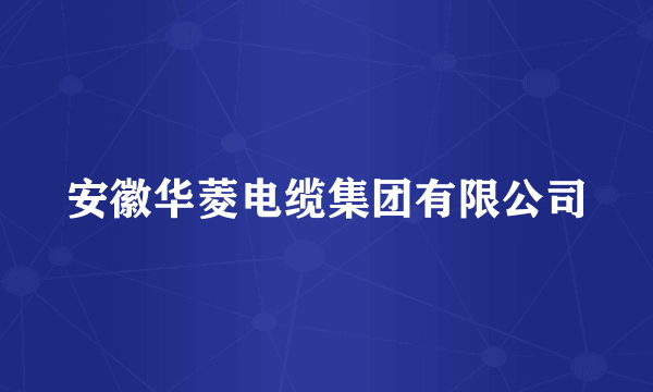 安徽华菱电缆集团有限公司
