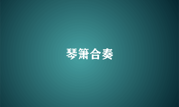 琴箫合奏