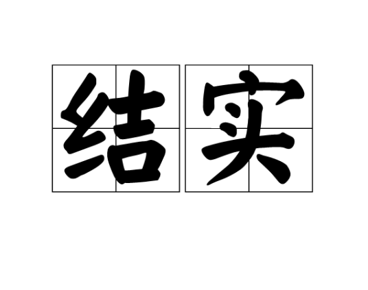 结实（汉语词语）