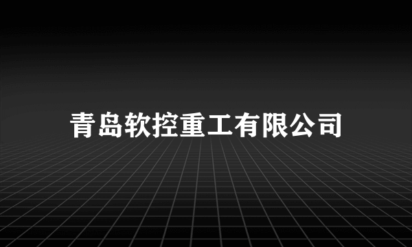 青岛软控重工有限公司