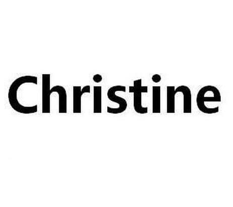 Christine（英语名字）