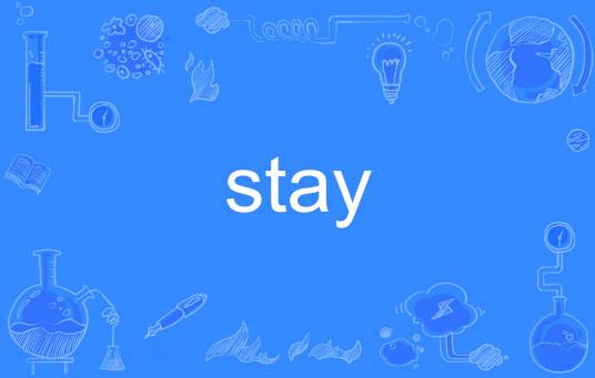 Stay（名词、及物动词、不及物动词）