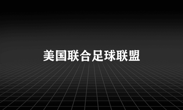 美国联合足球联盟