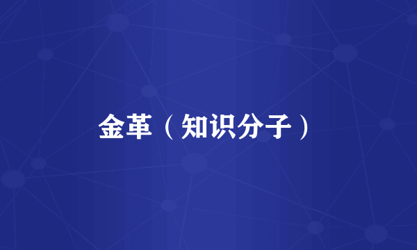 金革（知识分子）