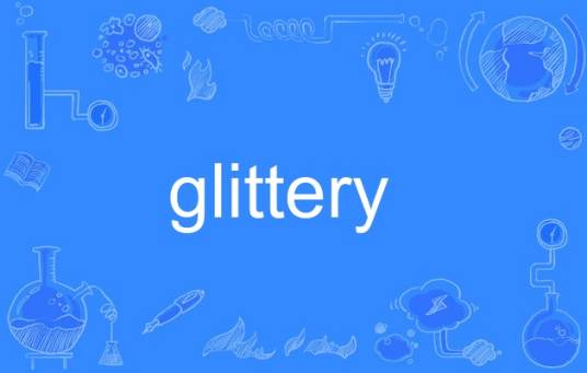 glittery