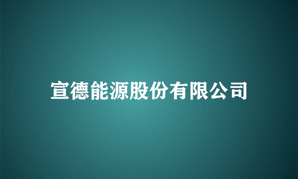 宣德能源股份有限公司
