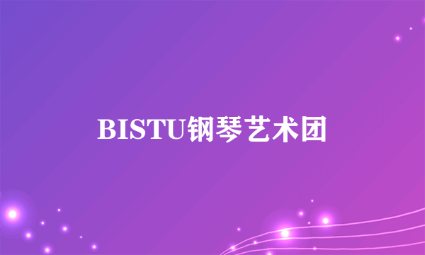 BISTU钢琴艺术团