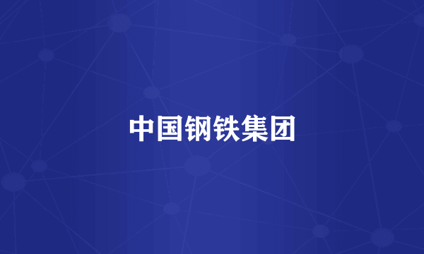 中国钢铁集团