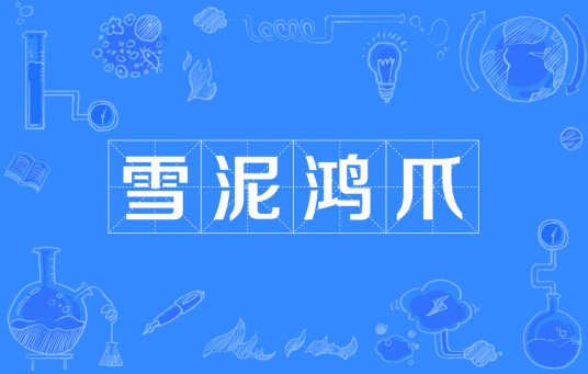 雪泥鸿爪（汉语成语）