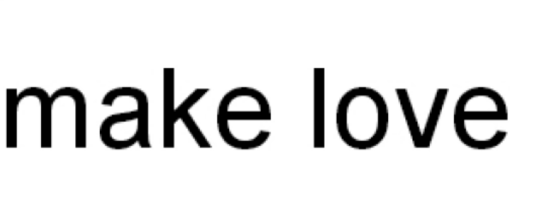 make love（人类性行为）