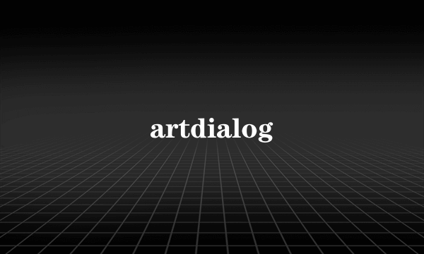 artdialog