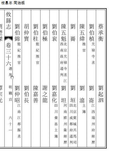 刘垣（明东城兵马指挥司副指挥， 赠朝议大夫）