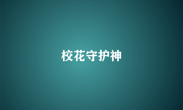 校花守护神