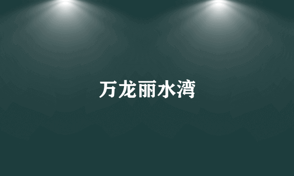 万龙丽水湾