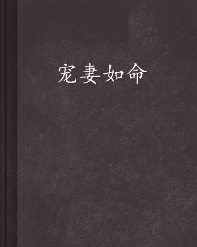宠妻如命（阿铃创作的小说）