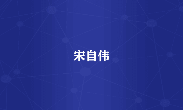 宋自伟