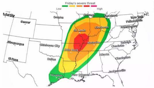 12·10美国龙卷风灾害