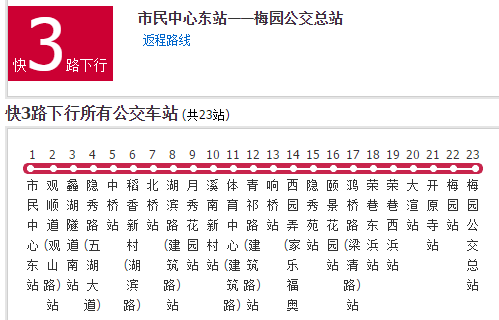 无锡公交快3路