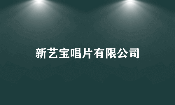 新艺宝唱片有限公司