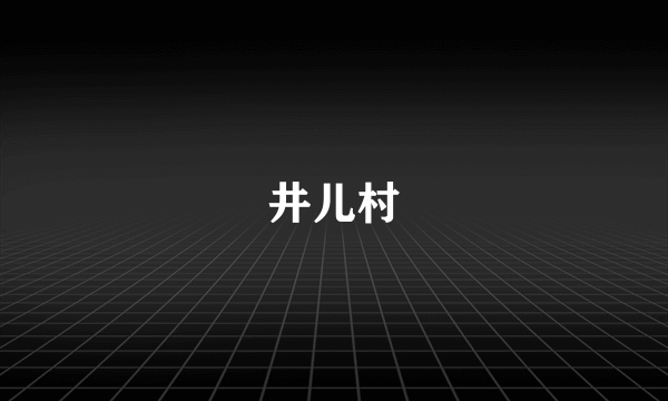 井儿村