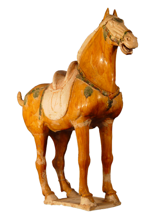 唐三彩马（黄河博物馆）