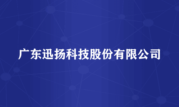 广东迅扬科技股份有限公司